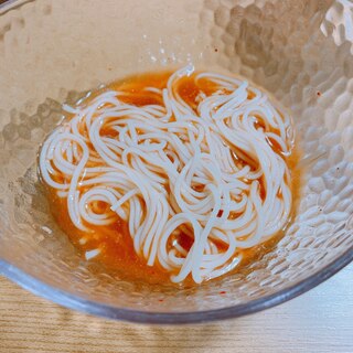 そうめんアレンジ⸜❤⸝なんちゃって冷麺